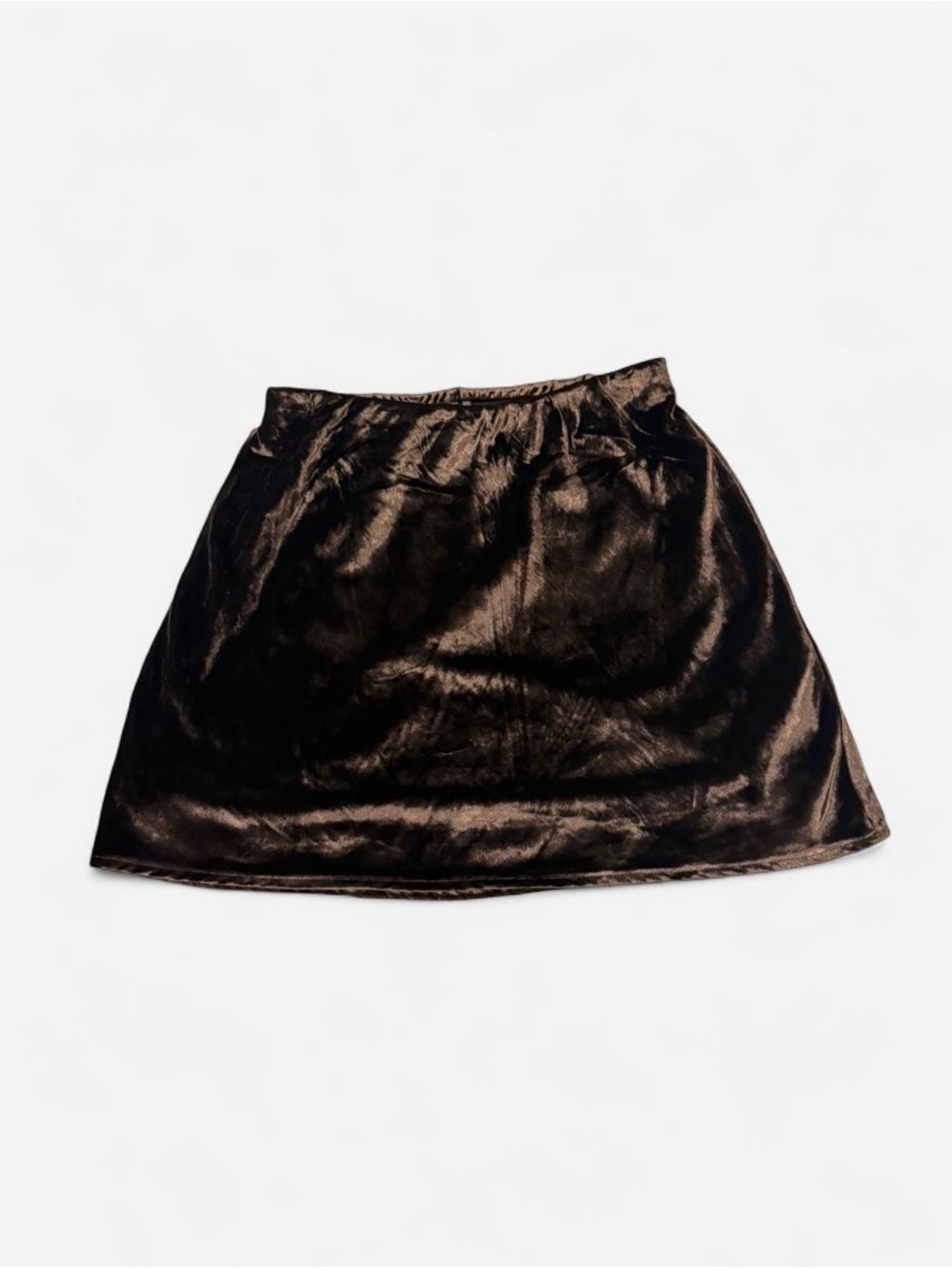 Anthropologie Brown Mini Skirt